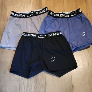 Women's Athletic Shorts - Black, Gray, Blue